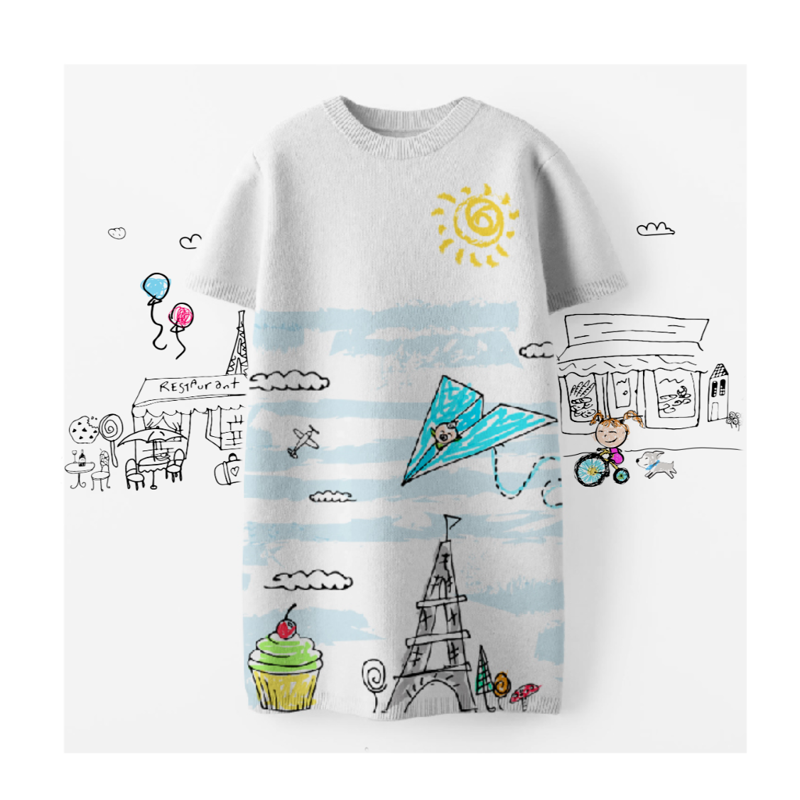 Women’s Jelly Paper Plane Dress