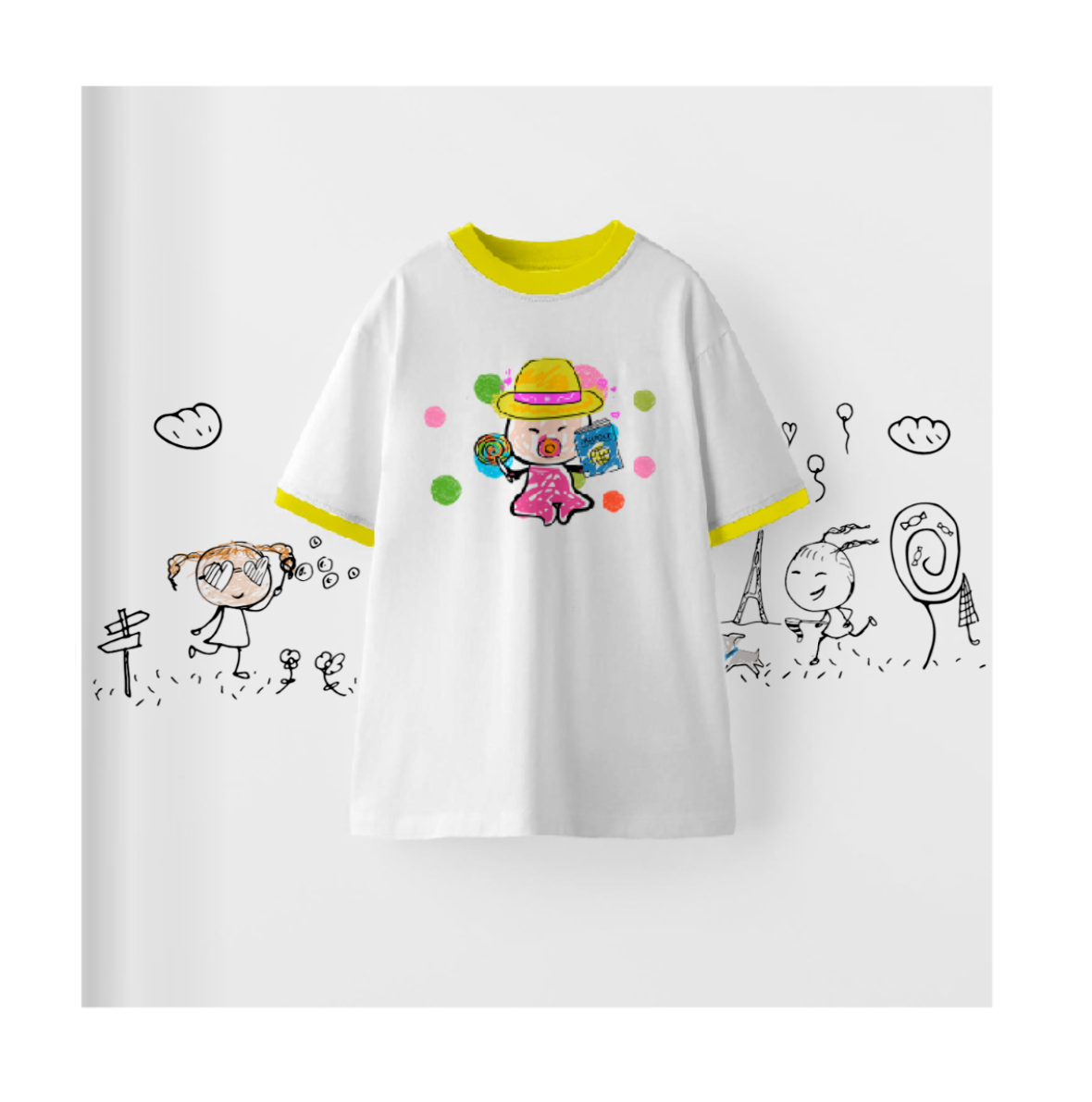 Toddler Yellow Mia Bella Shirt