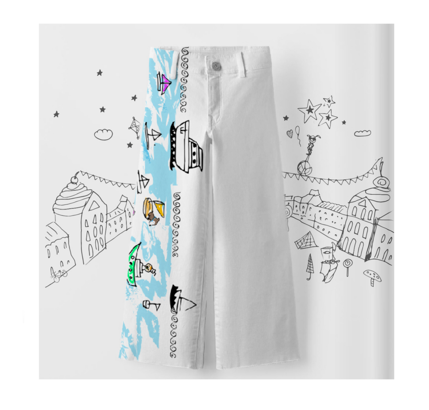 Toddler Sail Boats Long Pants