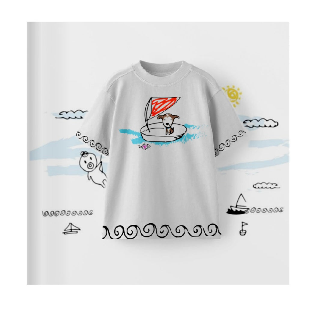 Toddler Choco SailBoat T-Shirt