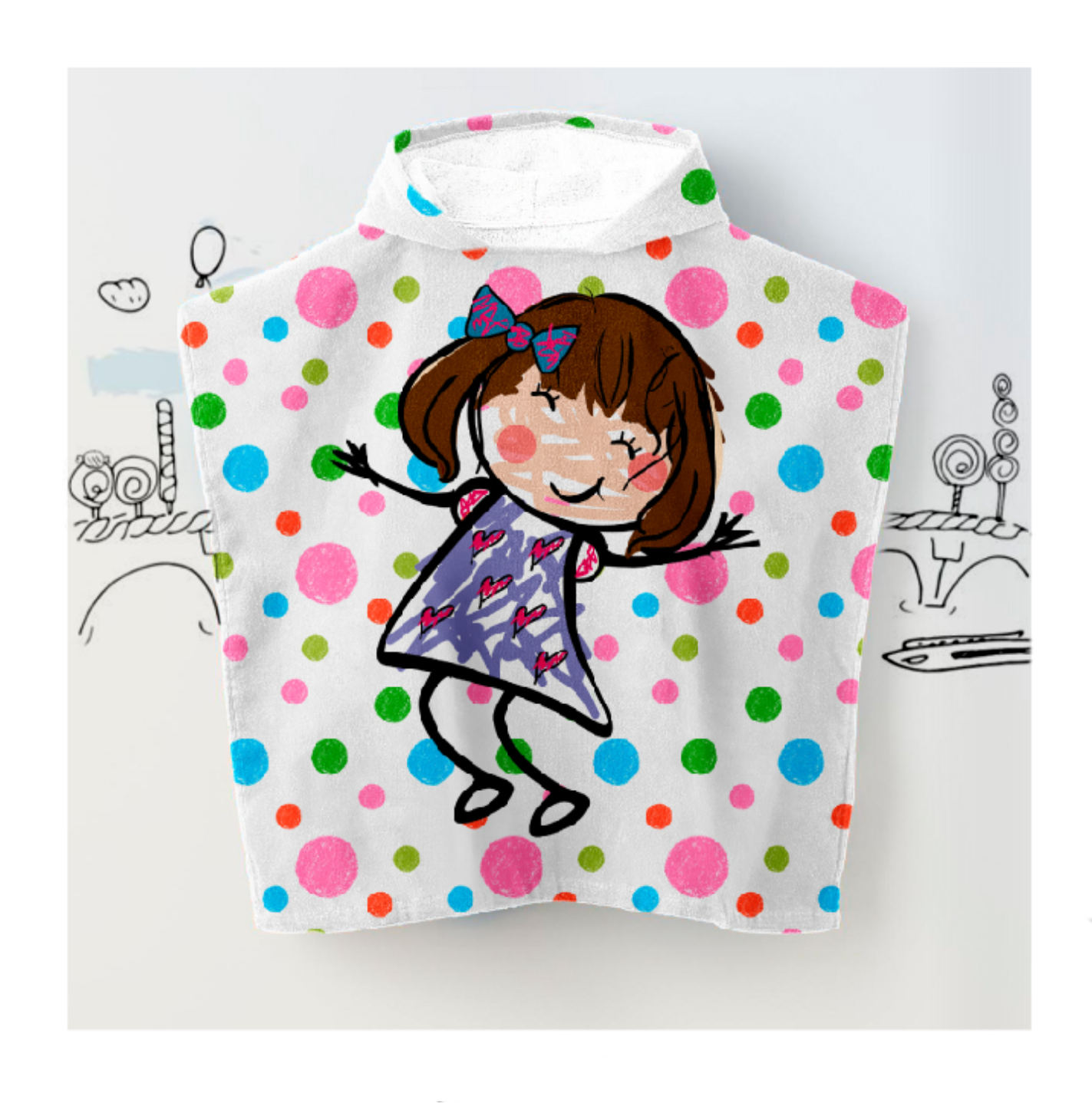 Toddler Marilola Swimwear Sleeveless Hoodie