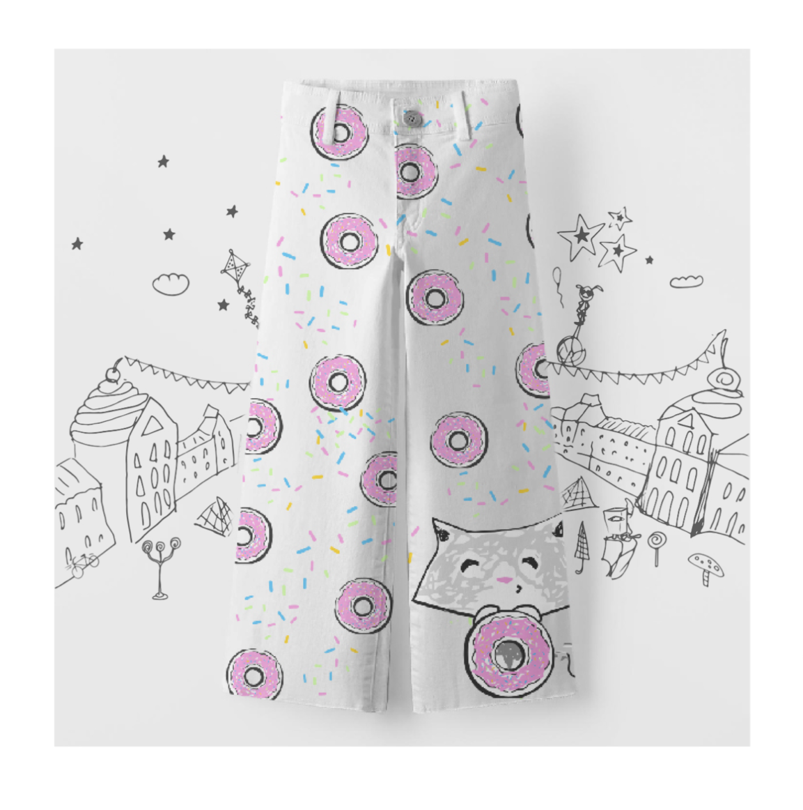 Toddler Coco Donuts Long Pants