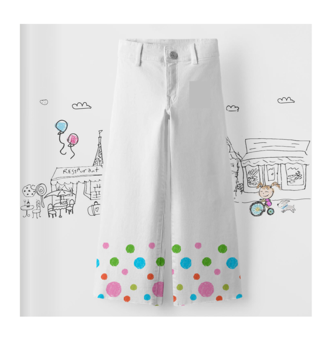 Toddler Polka Dot Long Pants