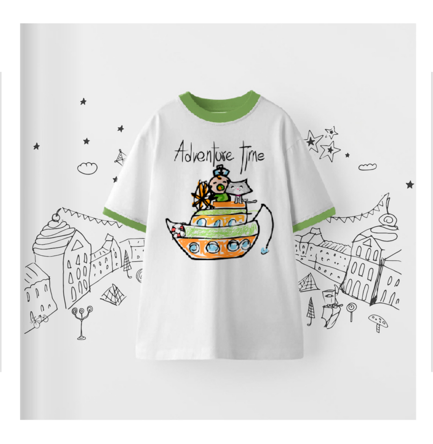 Toddler Sail Boat T-Shirt